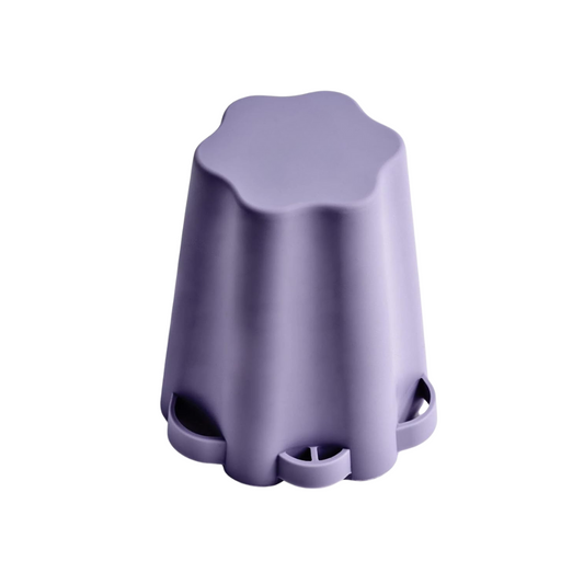 Zentheca Silicone Brush Care Cup in soft purple silicone, designed for drying and organizing makeup brushes.