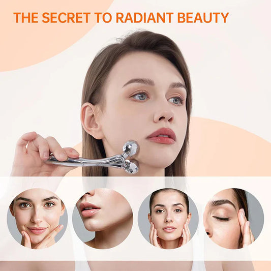 Zentheca – Anti-Age Facial Massager being used for radiant skin and beauty improvement.