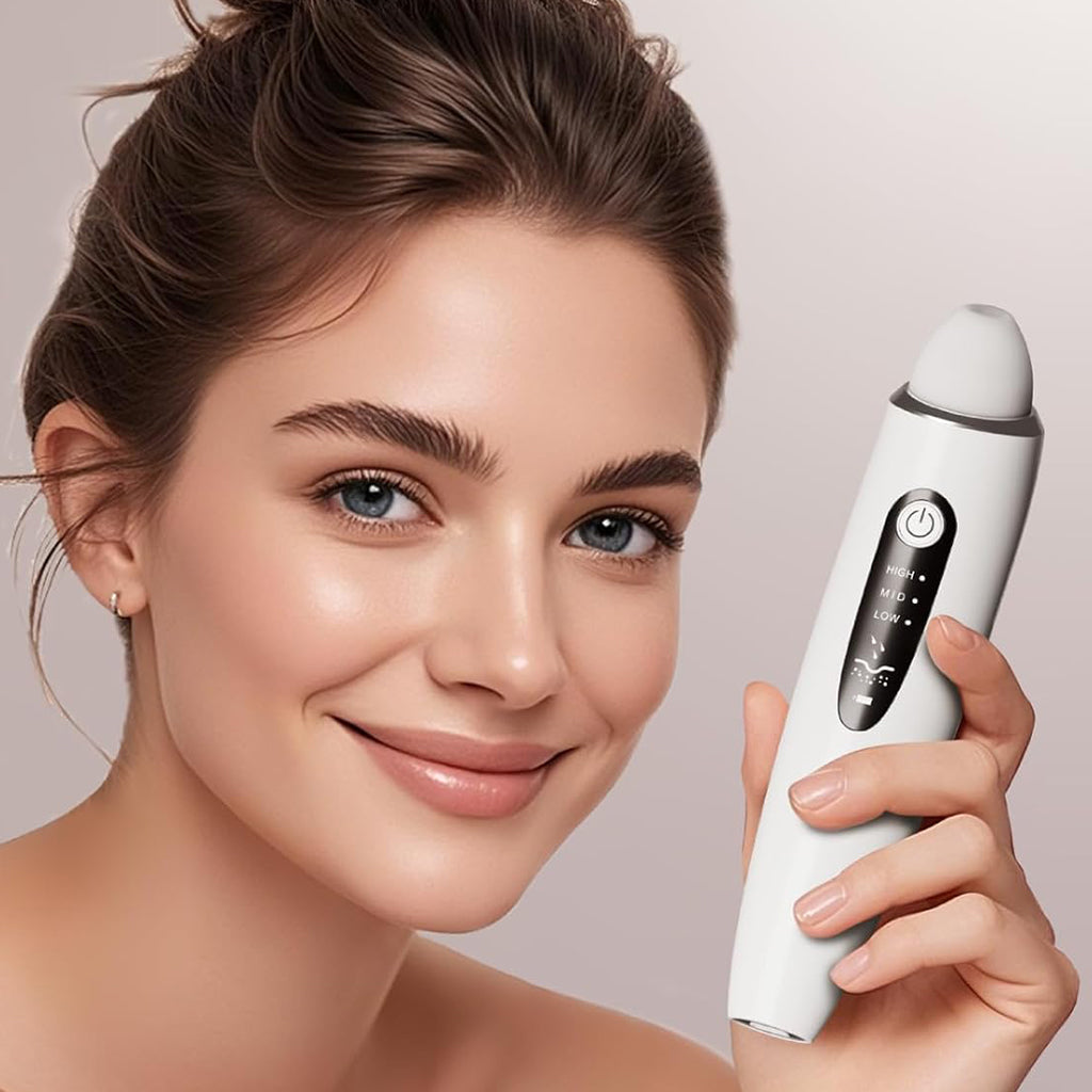 Zentheca – DeepClean Pore Vacuum in use, effectively cleansing skin and removing impurities for a refreshed look.