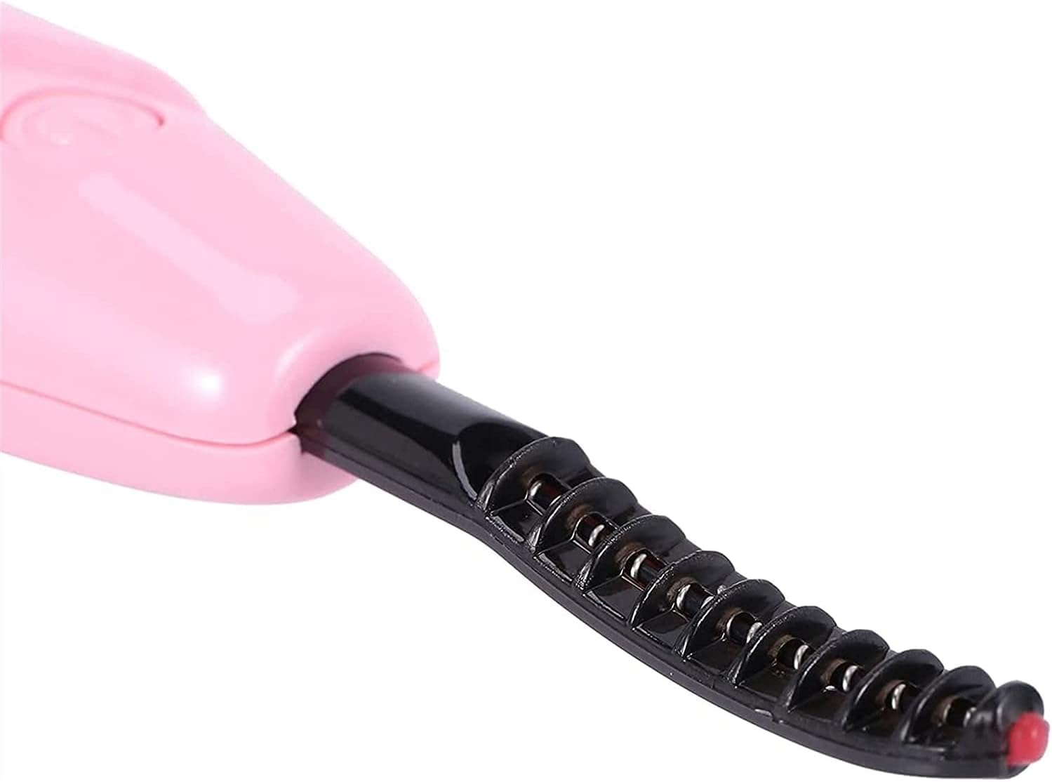 Zentheca – Heated Eyelash Curler with ergonomic design and silicone protective pad for safe curling.