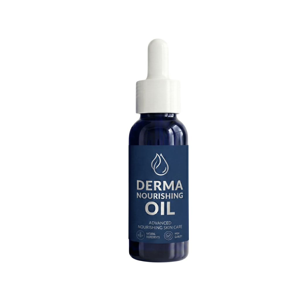 Derma Nourishing Oil bottle for advanced nourishing skin care, lightweight beauty oil for daily nourishment.