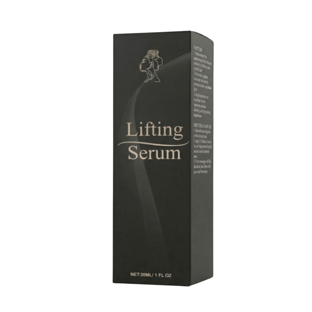Lifting Oil packaging designed for visibly lifted and revitalized skin with a silky texture.