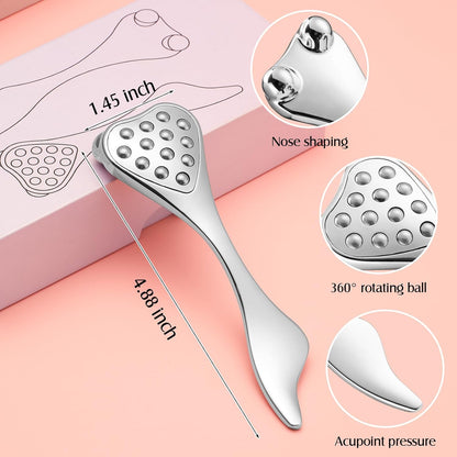 Zentheca 4-in-1 Facial Roller & Gua Sha Tool