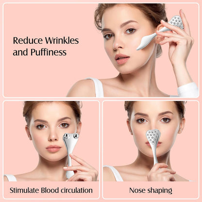 Zentheca 4-in-1 Facial Roller & Gua Sha Tool