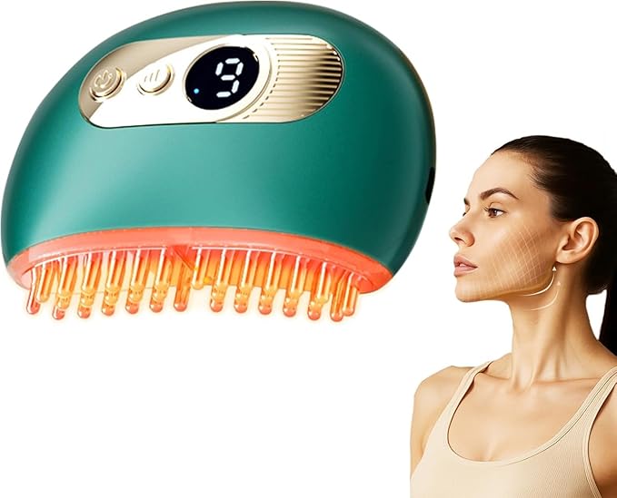 Zentheca Lymphatic Contour Face Brush for lymphatic drainage and facial contouring.