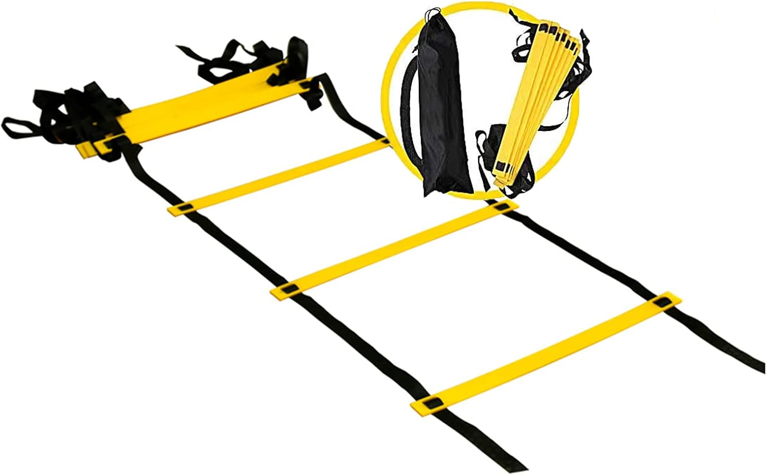 Zentheca SpeedMaster Ladder Set with agility ladder, resistance parachute, and training cones.