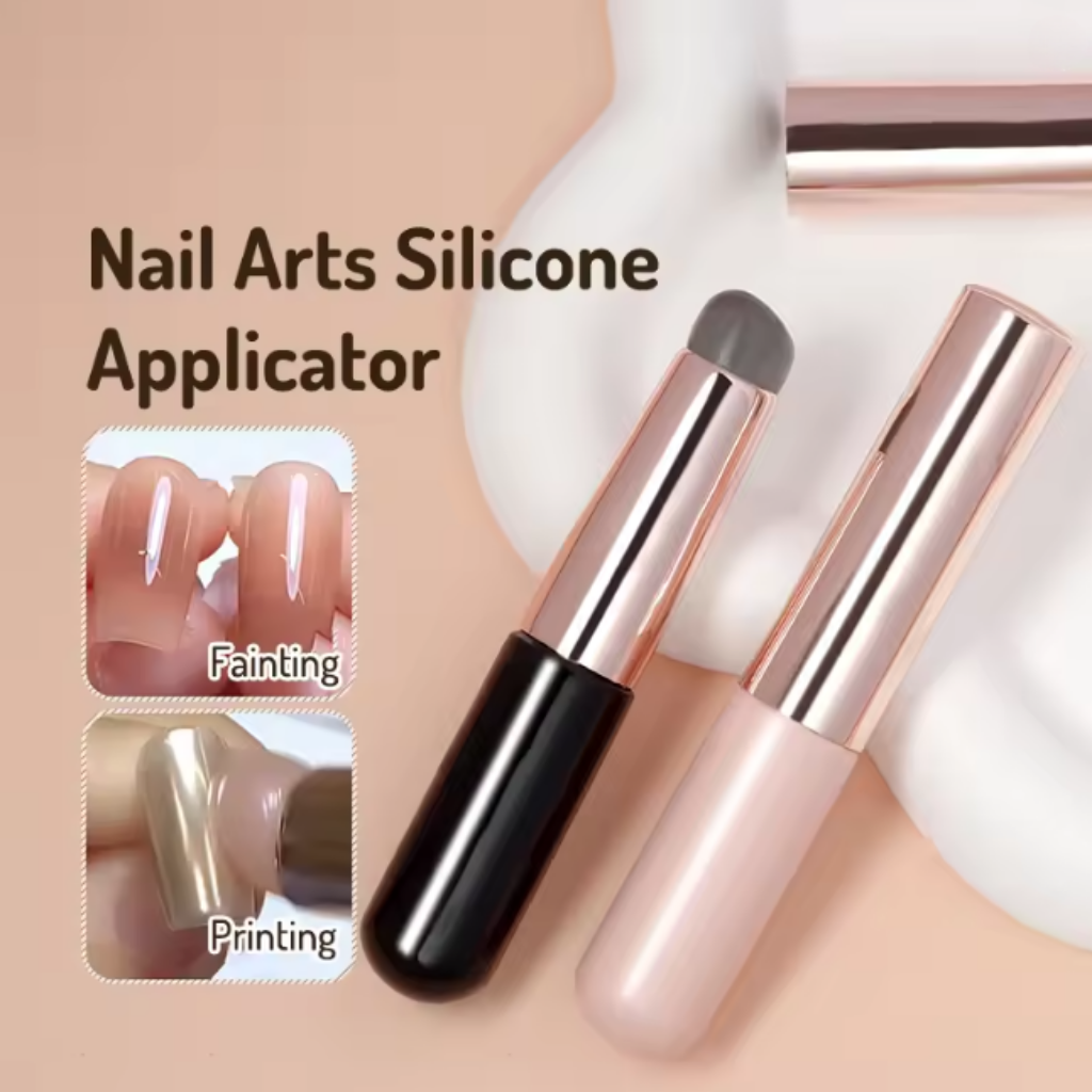 Zentheca Nail Gradient Powder Pen and Nail Arts Silicone Applicator for DIY nail art.