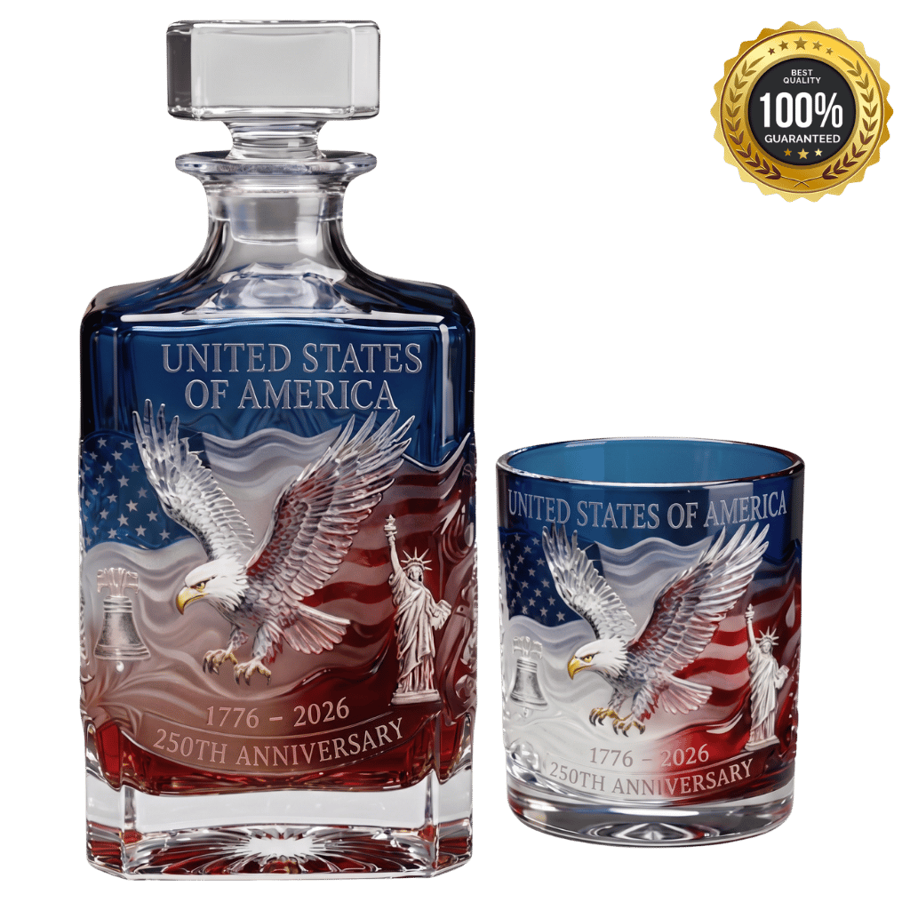 Premium Anniversary Commemorative Glass Bottle