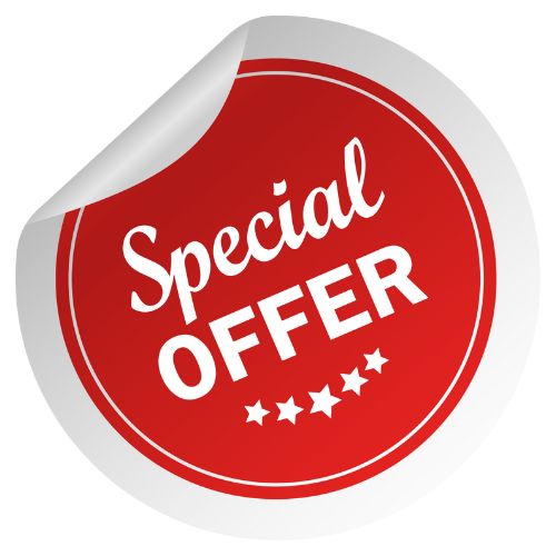 Special Offer sticker promoting the Stock-Up Special Bundle with a red background and bold text.