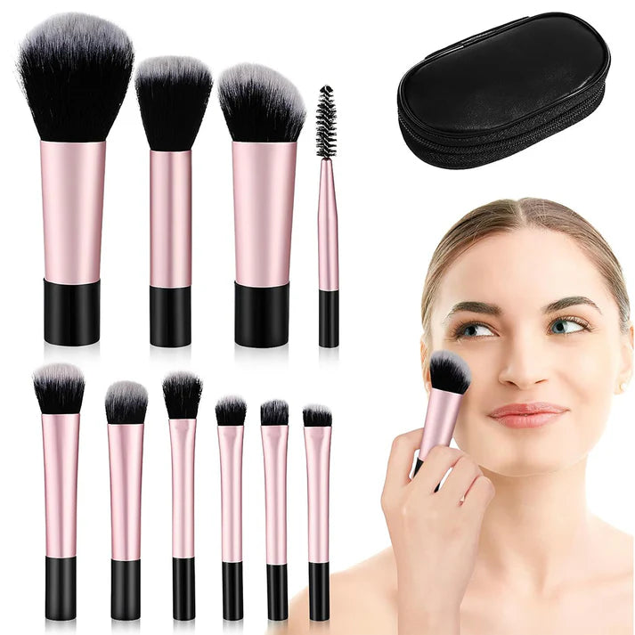 Zentheca – Professional Makeup Brush Set features high-quality brushes for flawless application and blending.