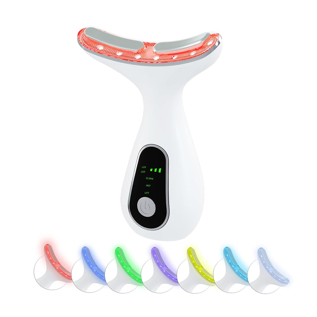 Zentheca – GlowTherm Face Sculpting Massager with LED lights for enhanced skin tone and relaxation.