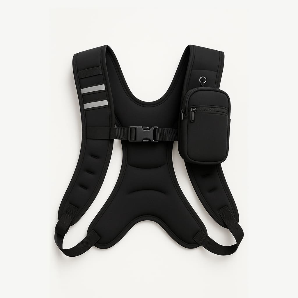 Zentheca GritVest - Premium weighted vest with adjustable straps and balanced weight distribution for enhanced training.