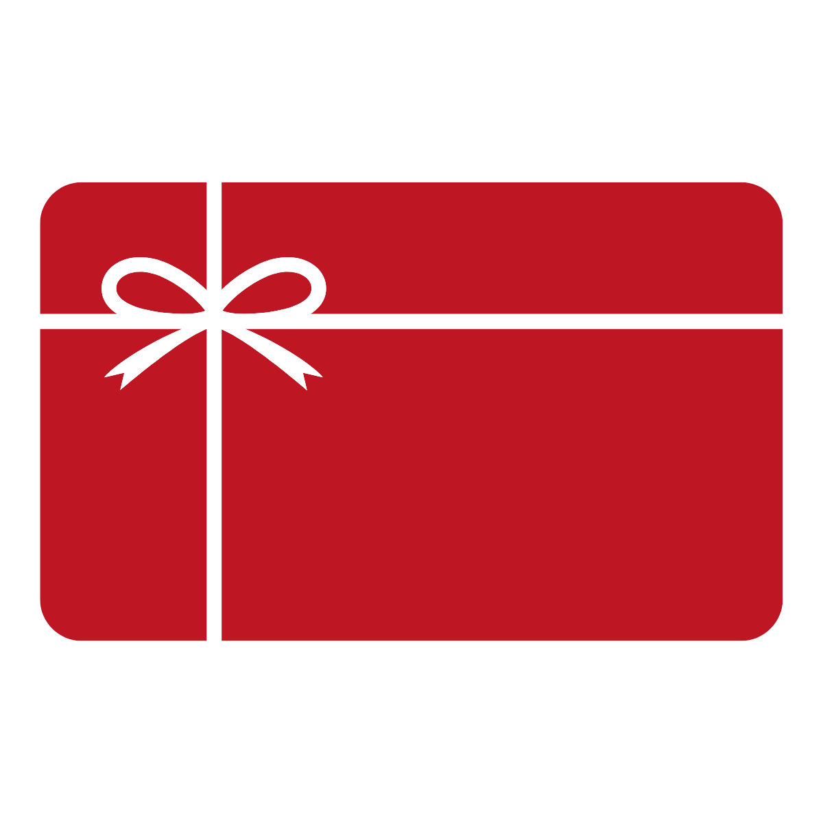 Free Store Credit gift card with a red design and white bow, symbolizing special offers and savings.