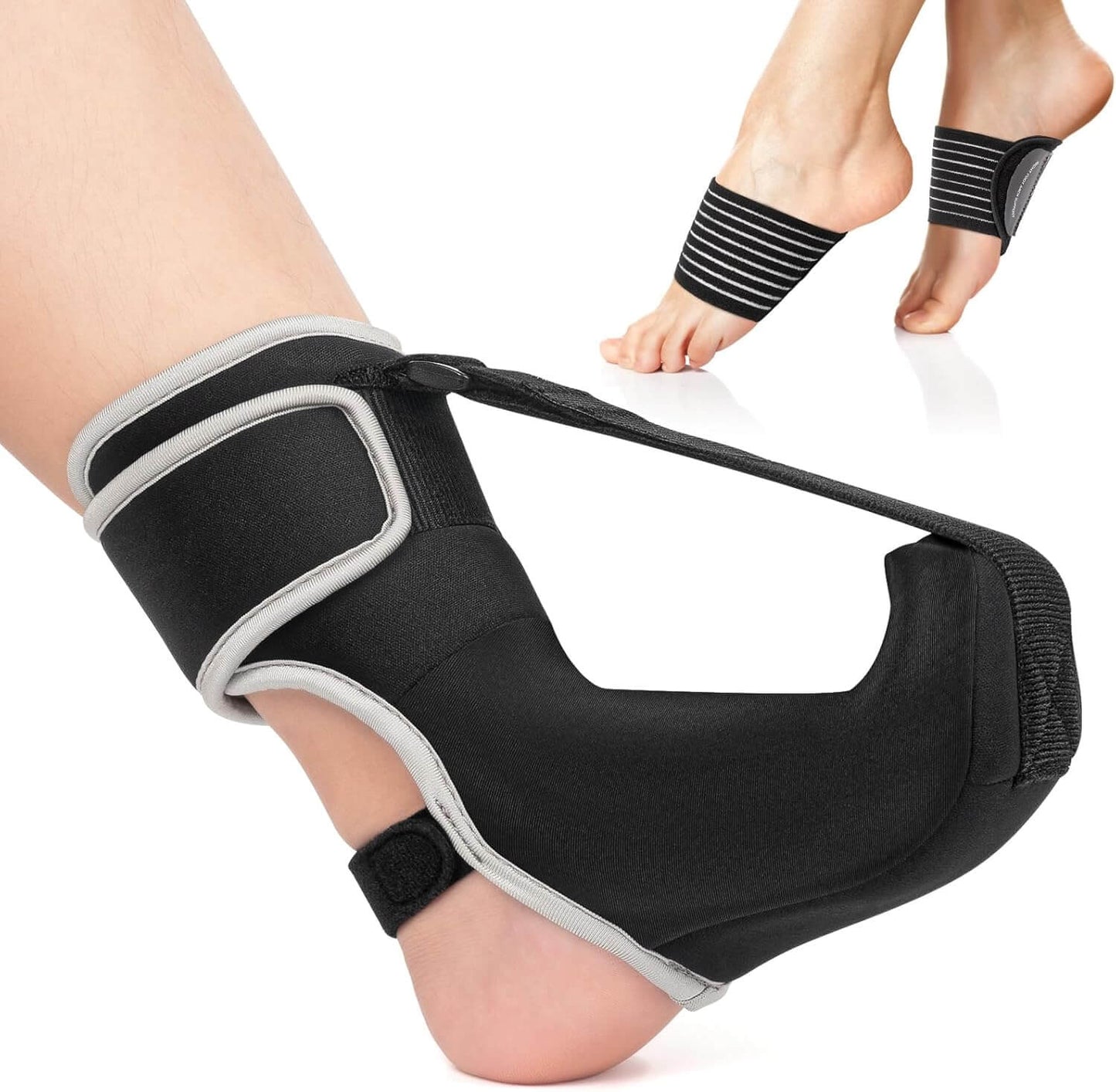 Zentheca Flex Rest night sock for plantar fasciitis and foot support, designed for overnight relief and recovery.