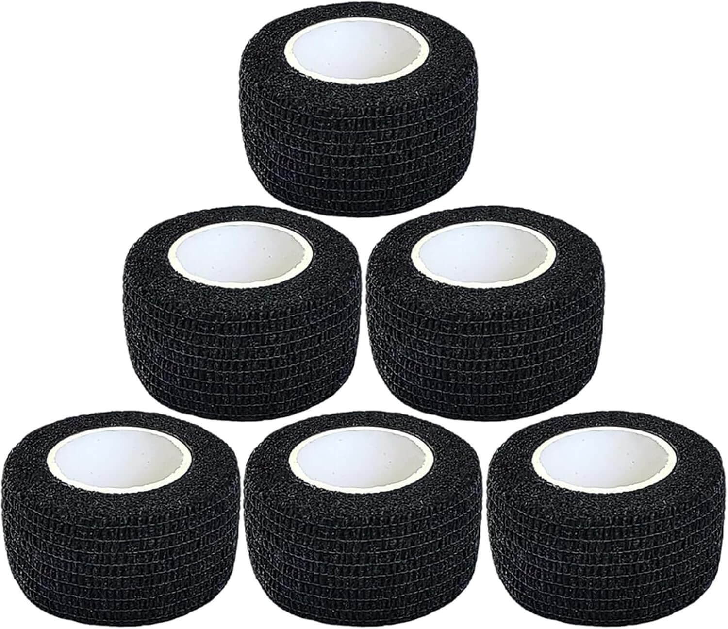 Zentheca Gentle Adhesive Strips set, featuring six rolls of soft cotton fabric strips for sensitive skin.