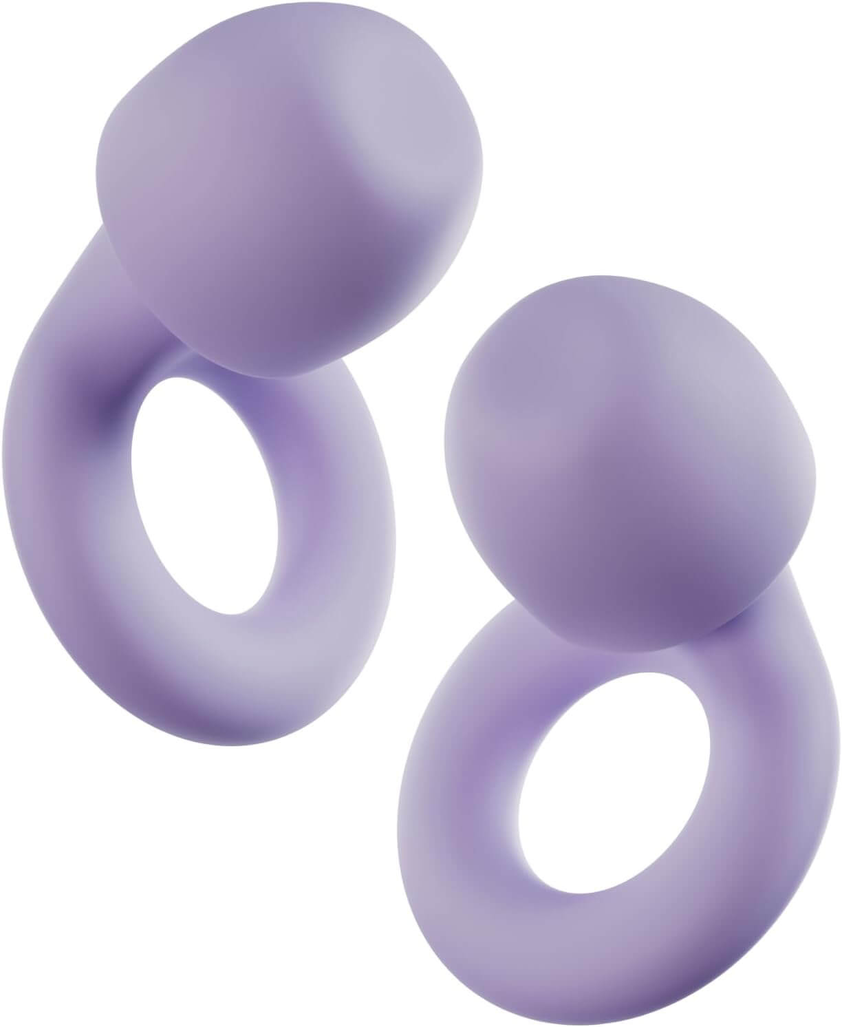 Zentheca Quiet Earplugs in light purple, designed for effective noise reduction and ultra-comfortable fit.